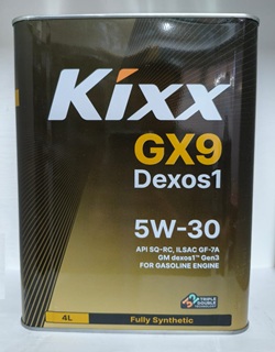 KIXX DX9 DEXOS1 5w30 4L